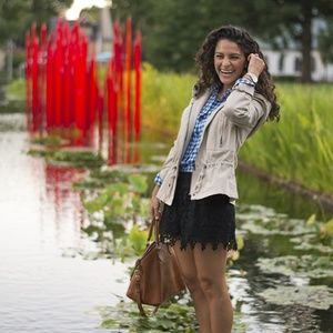 J.Crew Gingham Button Down Blouse